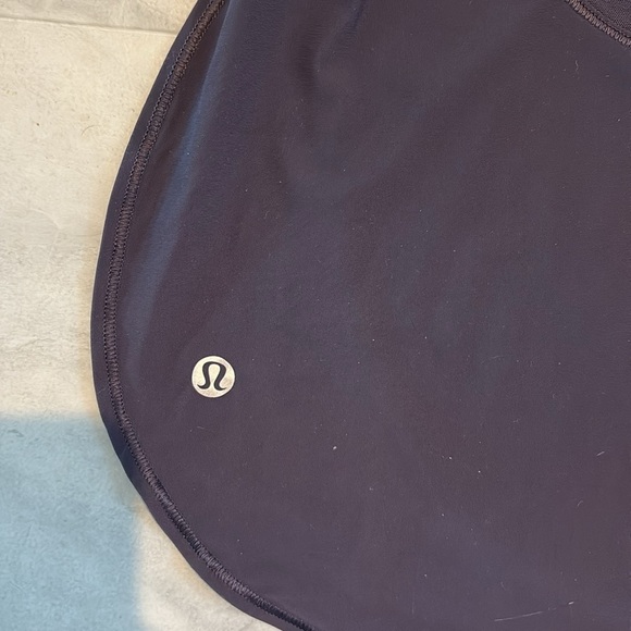 Lululemon Bra Top athletic tank/bra sports bra & over shirt purple EUC Size 8 - Picture 9 of 11